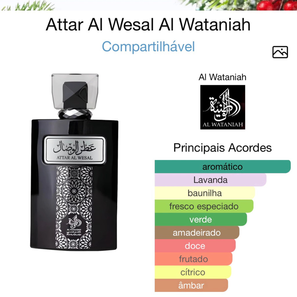 Attar Al Wesal 100ml Al wataniah