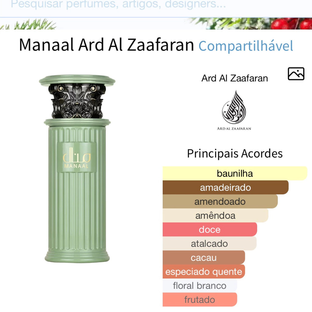 Manaal de Ard Al Zaafaran 100ml Eau de Parfum