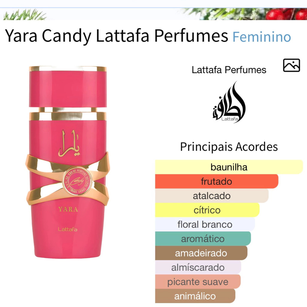 Yara candy Lataffa 100ml Eau de Parfum - Imagem 2